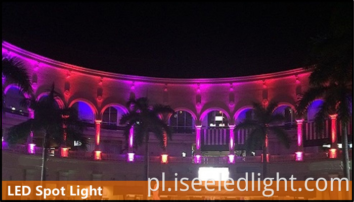 Efekty budynków zewnętrznych DMX DMX spot light outdoor building effects